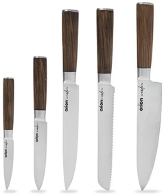 Kuchynský nôž WOODEN sada 5 ks