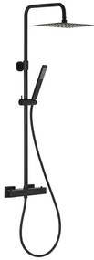 Logon Black Premium Sprchový systém s funkciou dažďovej sprchy s termostatickým miešačom