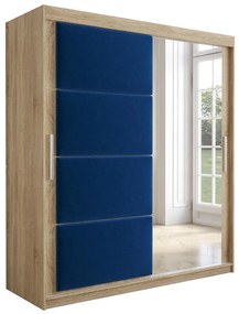 Skriňa Tapi 180 Dub Sonoma/Modrá