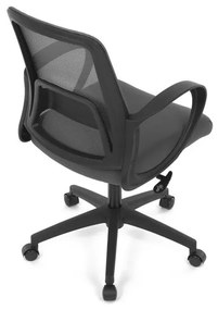 AUTRONIC Kancelárska stolička, hojdací mechanizmus, šedá sieťovina, KA-S3015 GREY