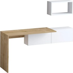 Pracovný stôl Tiff White and Oak