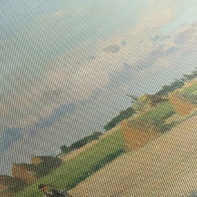 Obraz - Camille Pissarro, Landscape, Ile de France, reprodukcia (150x105 cm)