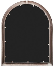 Nástenné zrkadlo v béžovom ráme 69 x 88 cm EMBRY Beliani