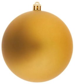 DECOLED Plastová guľa, 10 cm, zlatá, 6x matná