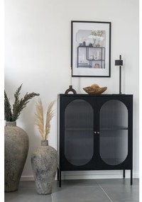 Dizajnová vitrína Lalette 90 cm čierna