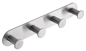 Vešiak 25,5x4,5 cm, nerezový/strieborný