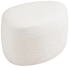 Krémovobiely ženilkový taburet Hilo – House Nordic