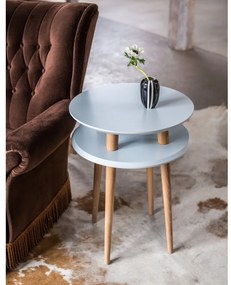 Tmavosivý odkladací stolík Ragaba UFO, Ø 45 cm