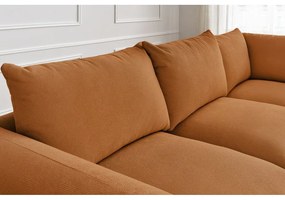 Oranžová rohová pohovka Ernest – Bobochic Paris