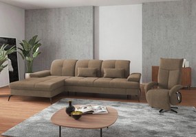 XXXLutz ROHOVÁ SEDAČKA, textil, svetlohnedá Sit & More - Sedačky - 000144009902