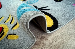 HU Viacfarebný detský koberec Kids preskakovačka Rozmer: 60x100 cm