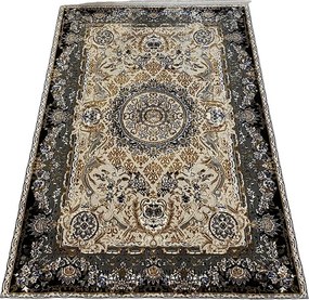 HU Sivo-hnedý orientálny koberec King 29020-GREY/L.GREY Rozmer: 80x150 cm