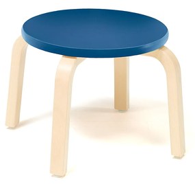 Drevená stolička NEMO, V 300 mm, breza, modrá