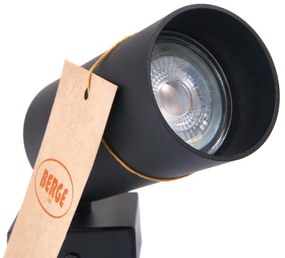 BERGE Stropné bodové svietidlo LED VIKI-L 1x GU10 čierne
