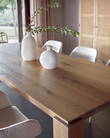 Jedálenský stôl anira 160 x 90 cm dubový MUZZA