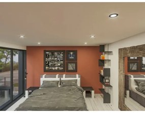 LED Podhľadové svietidlo LED/6W/230V 3000K pr. 8,5 cm čierna