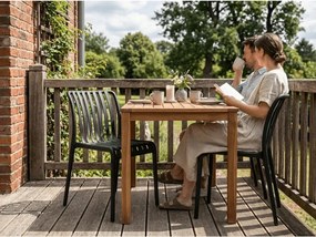 Plastová stolička TREGO, antracitová