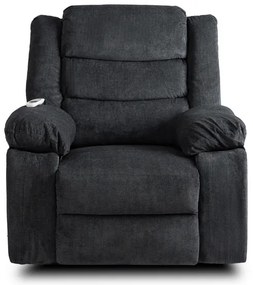 Masážne kreslo AMADEO čiernosive