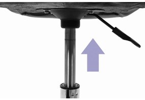 SUPPLIES AVOLA otočná kancelárska stolička - šedá/biela