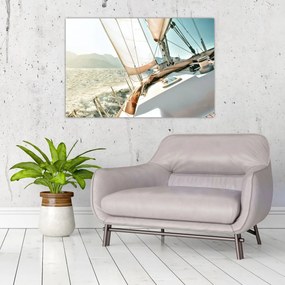 Obraz - Jachta (90x60 cm)