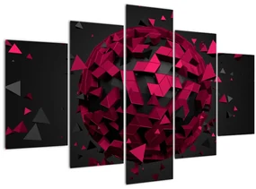 Obraz 3D abstrakcie (150x105 cm)