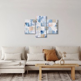 Obraz - Geometrické tvary na stene (90x60 cm)