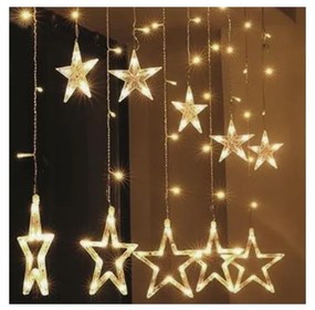 Brilagi - LED Vianočný vonkajší záves 123xLED/3xAA/USB 3m IP44 teplá biela