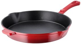 Silvercrest®  Liatinová panvica Premium, 30 cm (červená)  (100393139)