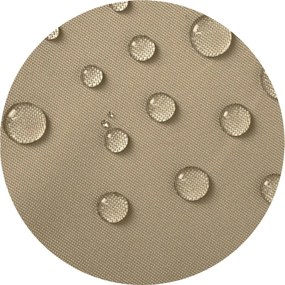 Vodeodolný podsedák do záhradného kresla ACAPULCO 91x72 cm - tmavo béžový