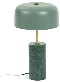 Zelená stolová lampa Kave Home Biscane