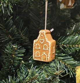 Závesná ozdoba perníková chalúpka Gingerbread Cott - 4*4*6 cm