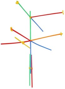 Kruzzel 22408 Bloky - brčka - sada 408 ks