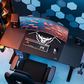 Výškovo nastaviteľný stôl Diablo X-Tensio 1400 čierny
