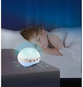 Infantino - Kolotoč nad postieľku 3v1 s melódiou, 3x AAA, modrý