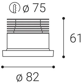 LED2 Kúpeľňové zápustné LED osvetlenie SPOT A, 9W, denná biela, okrúhle, biele, IP44