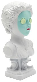 Cucumber Mask soška biela 20 cm