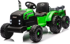 LEAN CARS CH9959B Batériový ťahač s prívesom svetlozelený 24V