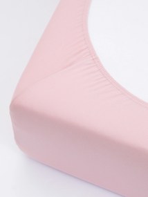 Jersey plachta s elastanom Deluxe 220 × 200 cm – staroružová