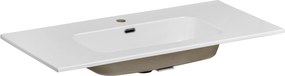 Comad Nábytkové keramické umývadlo GO 100/DP-8095, 101x46 cm, biela lesklá