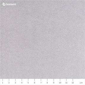 Svetlosivá zamatová pohovka Milo Casa Santo, 219 cm