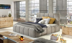 Moderná posteľ Begie, 140x200 sivá Berlin