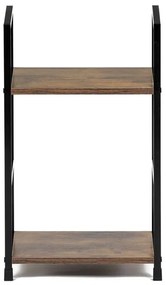 BONTEC Regál, mdf, hnedá, GD-212 OAK Farba: Hnedá
