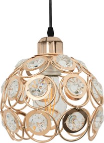 Toolight - Elegantné stropné svietidlo 1xE27 APP208, zlatá, OSW-00403