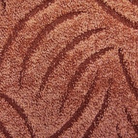 ITC, Koberec metráž Spring 6440, na mieru, šíře 4m,5m, oranžová, filc, obývacia izba