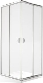 Roltechnik Outlet Sprchovací kút MS2L+MS2P s dvojdielnymi posuvnými dverami - bez vaničky ROTH-Variant: šírka ľavej časti: 80 cm, šírka pravej časti:…