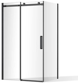 Posuvné sprchové dvere OBZD2 a pevná stena OBZB Brillant 120 cm 90 cm