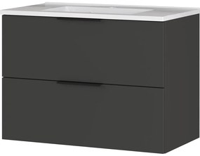 Antracitovosivá kúpeľňová zostava Crandon – Germania