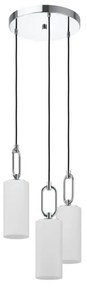Eglo 390128 - Luster na lanku MAJANA 3xE27/40W/230V lesklý chróm