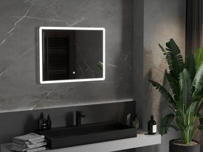 Mexen Navia kúpeľňové zrkadlo s podsvietením 80 x 60 cm, LED 6000K, antivap - 9803-080-060-611-00