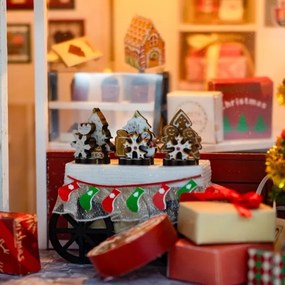 2Kids Toys - Miniatúra domčeka Vianočná cukráreň 2xAAA batérie